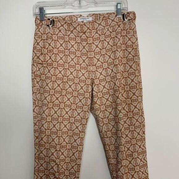 Emerson Fry New York Ankle Pants Geometric Print Womens Size 2 - Picture 4 of 15